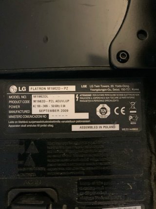 TV LG Flatron HD Monitor TV