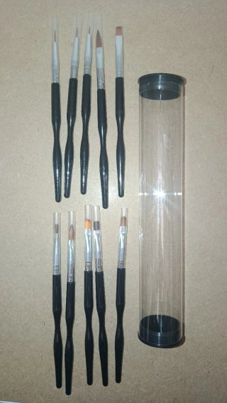 Set 10 Pinceles Maquillaje Profesional