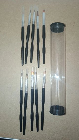 Set 10 Pinceles Maquillaje Profesional