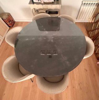 Mesa Comedor Becara Metal y Madera