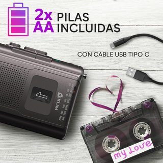 Reproductor Cassette KLIM Radio AM-FM C-C