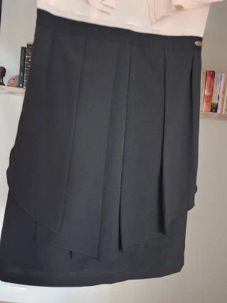 Vestido Fornarina fiesta rosa y negro Talla S
