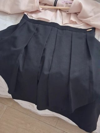 Vestido Fornarina fiesta rosa y negro Talla S