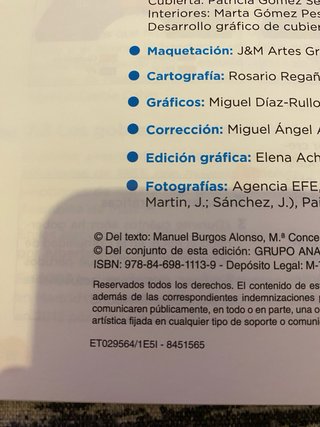 Libro ESO Geografía e Historia 4º ANAYA