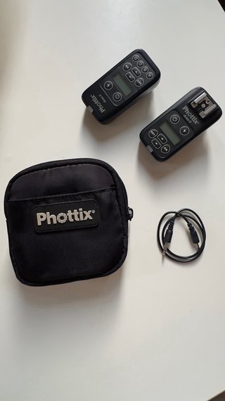 Phottix Ares II Disparador + Receptor Cajas