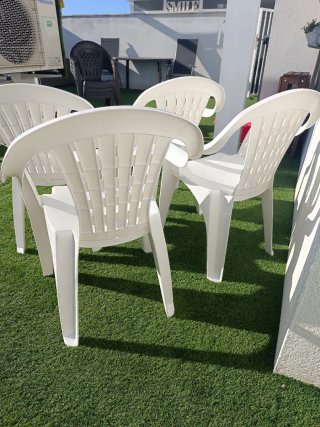 4 Sillas de terraza NUEVAS