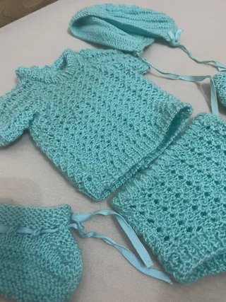 Conjunto Nenuco Tejido Azul