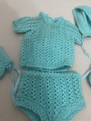 Conjunto Nenuco Tejido Azul