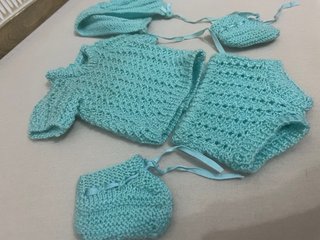 Conjunto Nenuco Tejido Azul