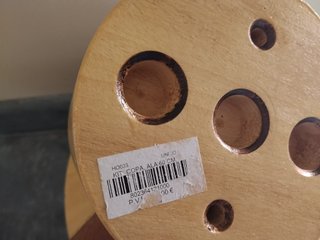 Horma de madera para sombreros 60 cm