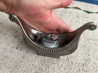 Encendedor de mesa estilo barco vikingo