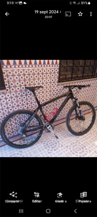 Bicicleta Montaña Carbono Specialized