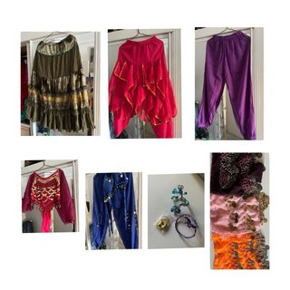 Lote ropa danza oriental