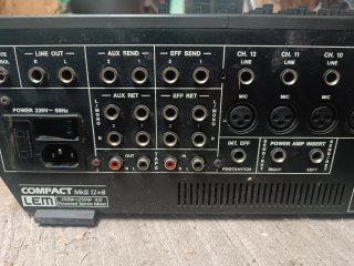 Mesa de Mistura LEM Compact MKII 12+8 - Peças