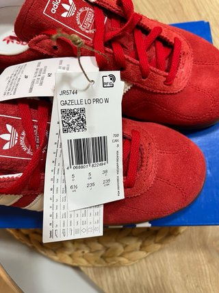 Zapatillas Adidas Gazelle LE PRO W Rojas
