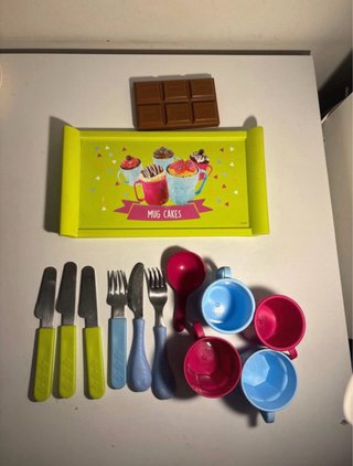 Set Giocattolo Cibo e Posate
