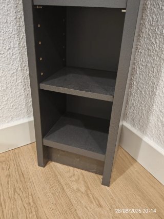 Mueble Estantería CD IKEA GNEDBY Gris