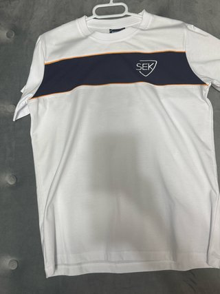 Camiseta colegio SEK manga corta Talla 14