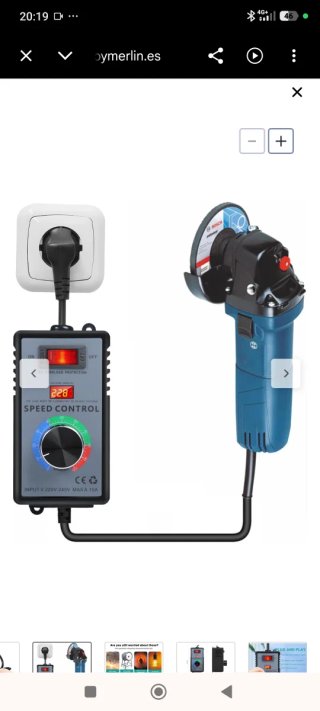 Controlador de velocidad motor 220-240V