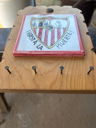 Cuelgallaves Sevilla FC Hasta la Muerte
