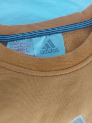 Sudadera Adidas Talla S/M Naranja
