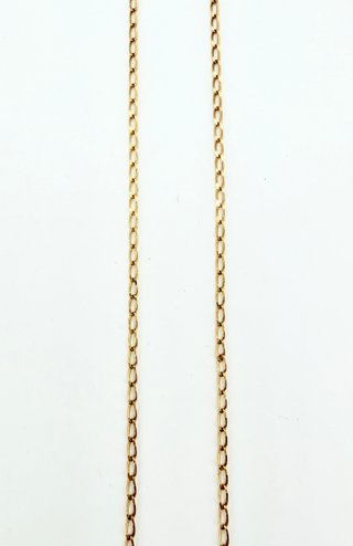 Cadena Bilbao de oro de 18k, 2.69 g, 50 cm.