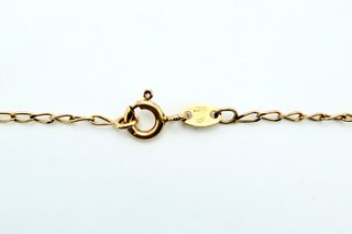 Cadena Bilbao de oro de 18k, 2.69 g, 50 cm.