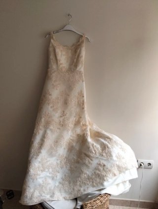 Vestido de Novia Talla 38 Encaje