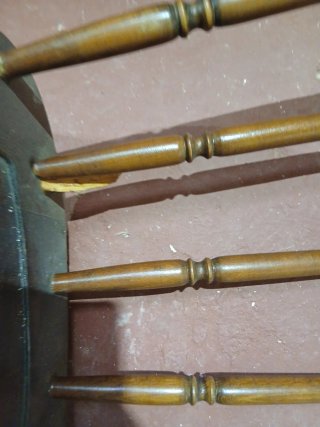 Juego de 2 Sillas de Madera Antiguas