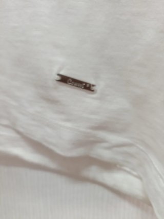 Camiseta blanca bordada Cowest Talla 3XL