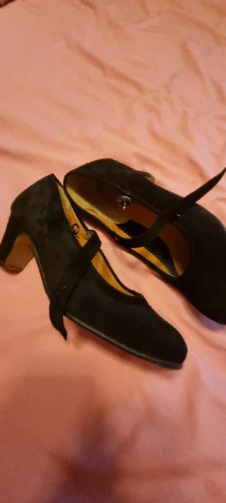 Zapatos Flamenco Semiprofesionales Negros
