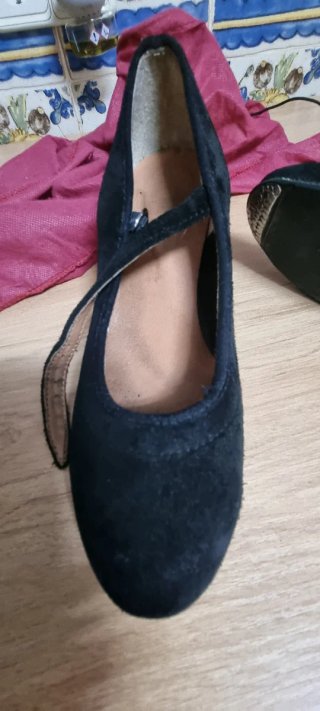 Zapatos Flamenco Semiprofesionales Negros