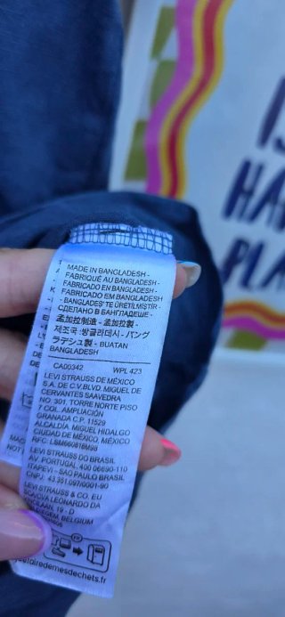 Camiseta Levi's azul talla S