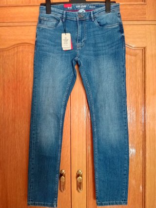 Lote 2 Pantalones Vaqueros Easy Wear Talla 42