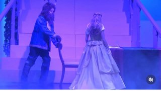 Disfraz Princesa Bella Teatro Completo + Cancán