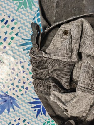 Pantalón premamá gris