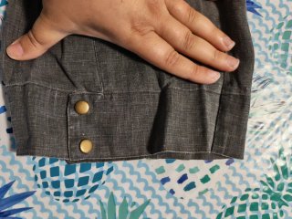 Pantalón premamá gris