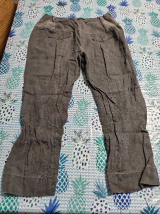 Pantalón premamá gris