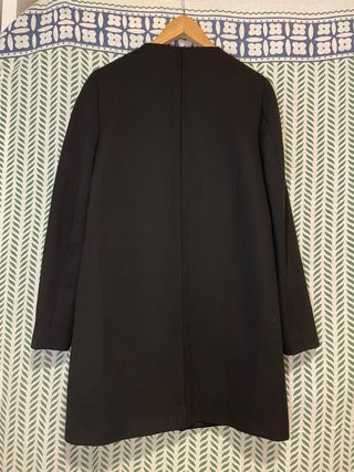 Abrigo Zara Negro Mujer TS