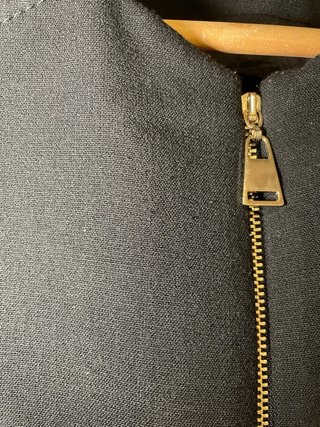 Abrigo Zara Negro Mujer TS