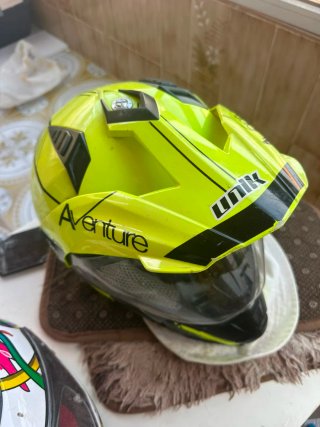 Casco Moto Aventure UNIK Amarillo