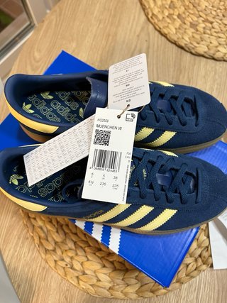 Adidas München W Zapatillas Azul Amarillo