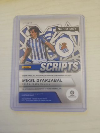 Mikel Oyarzabal Panini Mosaic Autografo