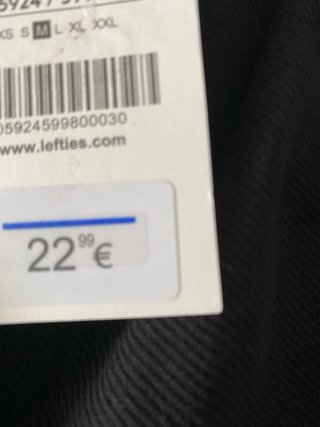 Pantalón Jogger Lefties Negro Talla M