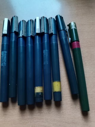 9 Penne stilografiche STAEDTLER Marsmatic 700