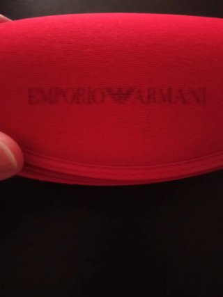 Funda gafas Emporio Armani roja