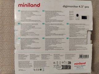 Cámara Vigilancia Miniland Digital Monitor 4.3Pro