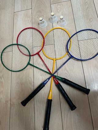 Raquetas de Bádminton con red