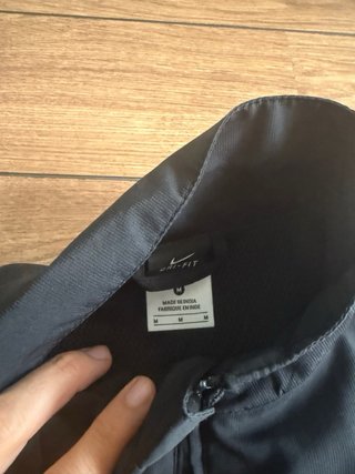 Cortavientos Nike Negro y Azul