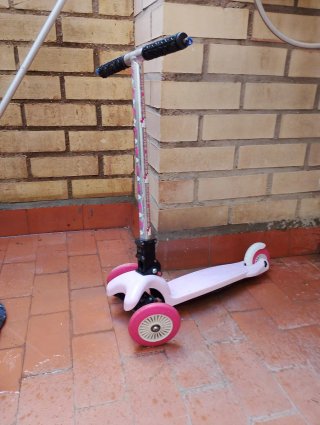 Patinete infantil 3 ruedas rosa